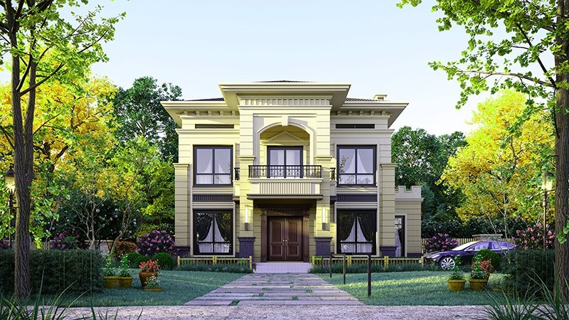 泰安中式合院住宅，开放庭院与邻里乡亲更亲近